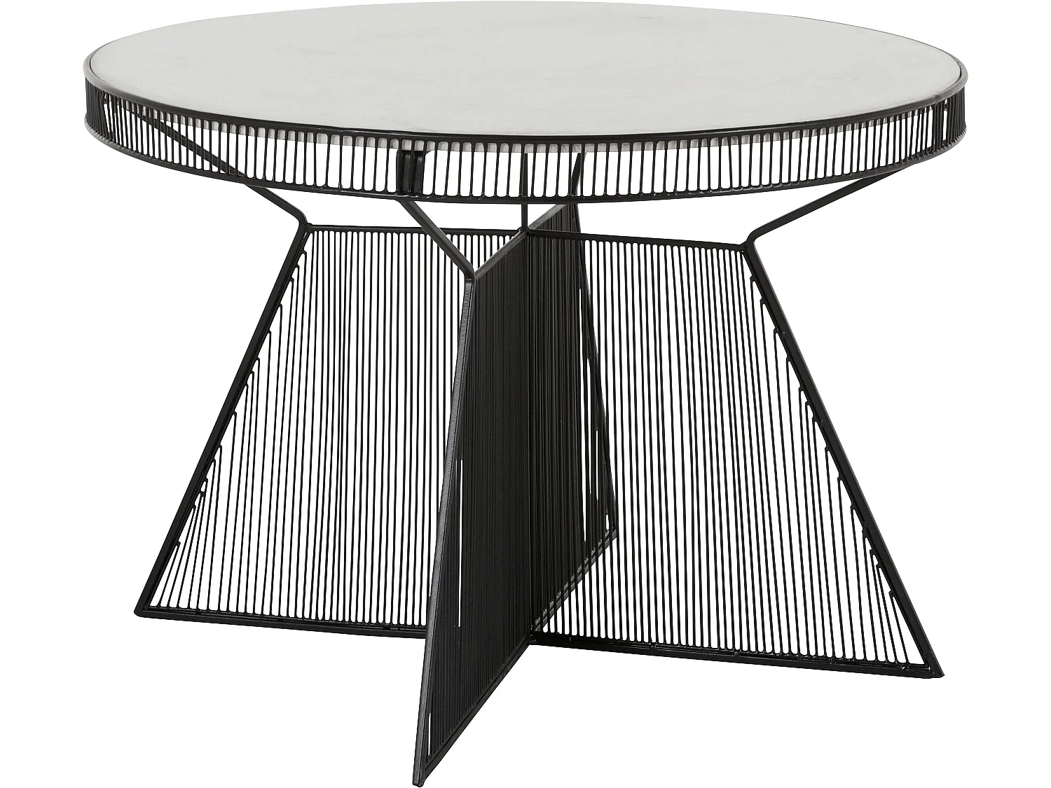 Elmo | Salontafel 77 cm in Zwart / Marmer