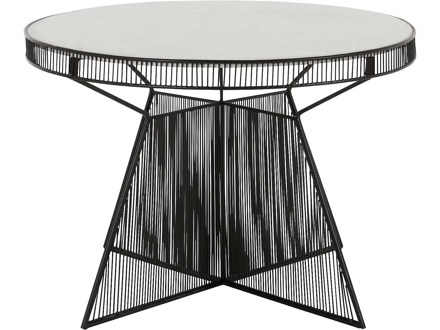 Elmo | Salontafel 77 cm in Zwart / Marmer