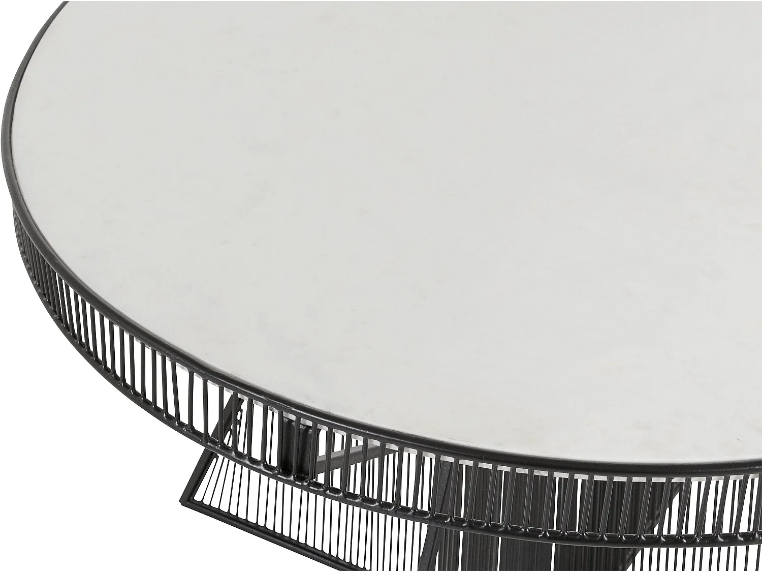 Elmo | Salontafel 77 cm in Zwart / Marmer