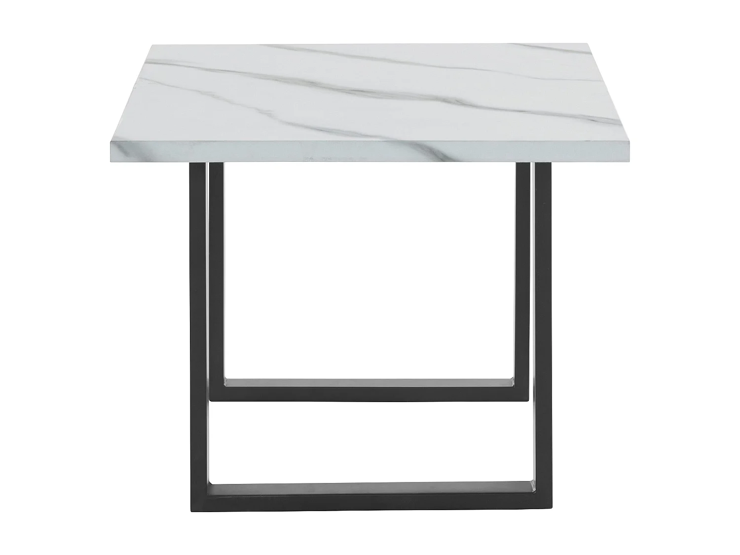 Mesa de centro Diamond | com 2 portas em madeira de manga castanha