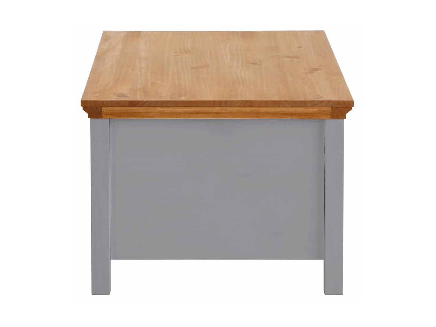 Selma | Salontafel met 1 Lade in Grijs Grenen