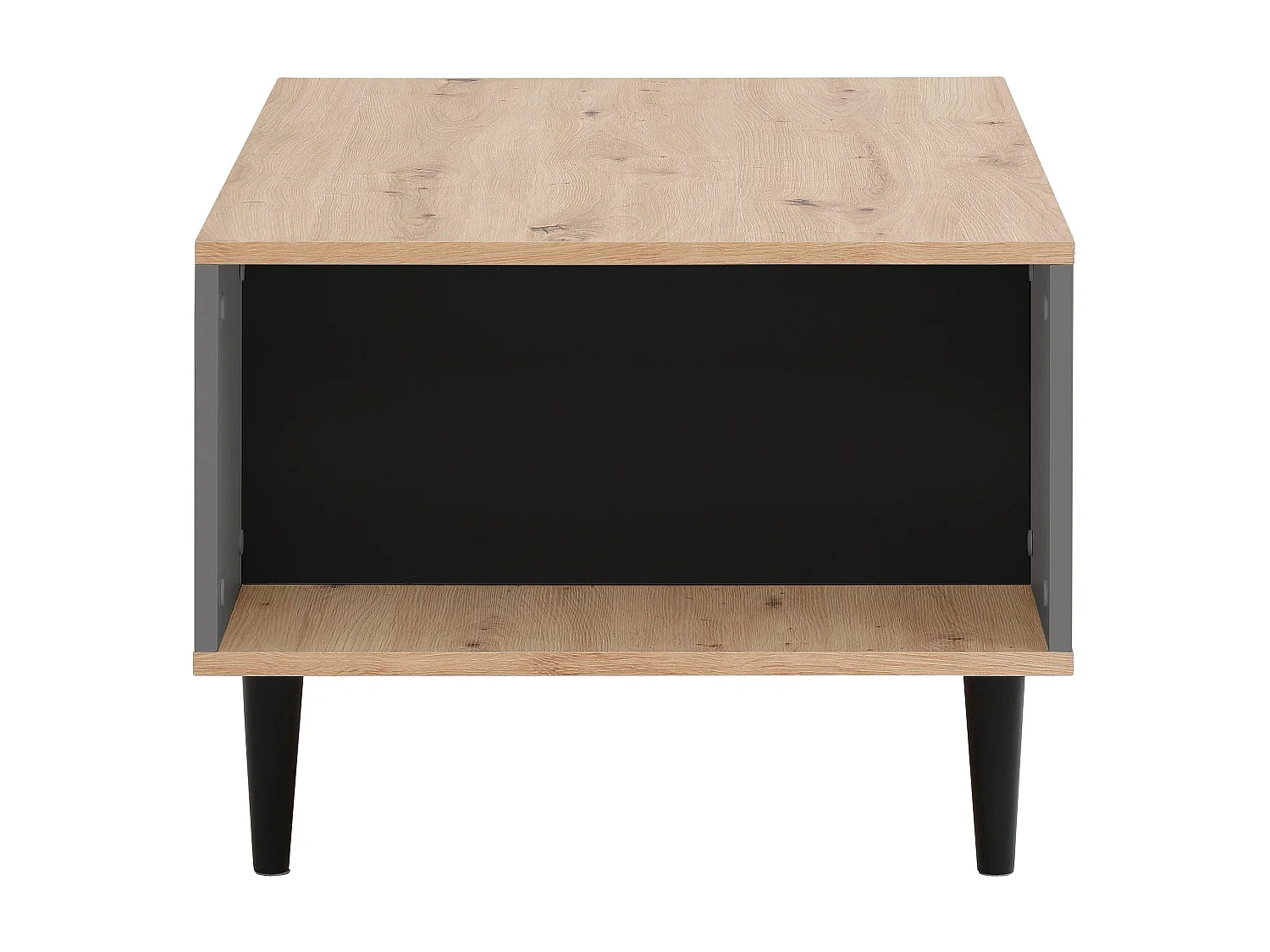 Legro | Salontafel in grijs / eiken MDF