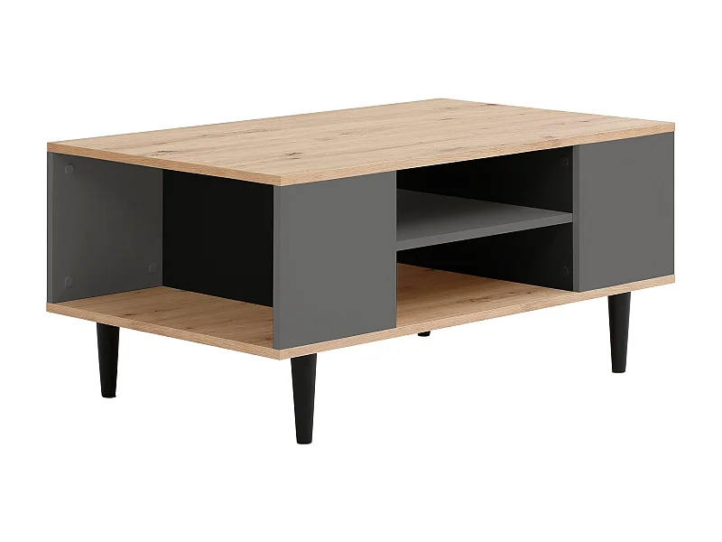 Legro | Couchtisch in Grau / Eiche MDF