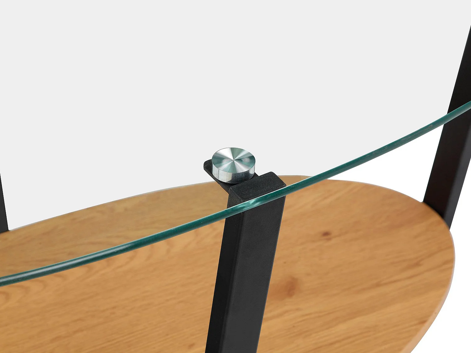 Blake | Table basse en verre / chêne