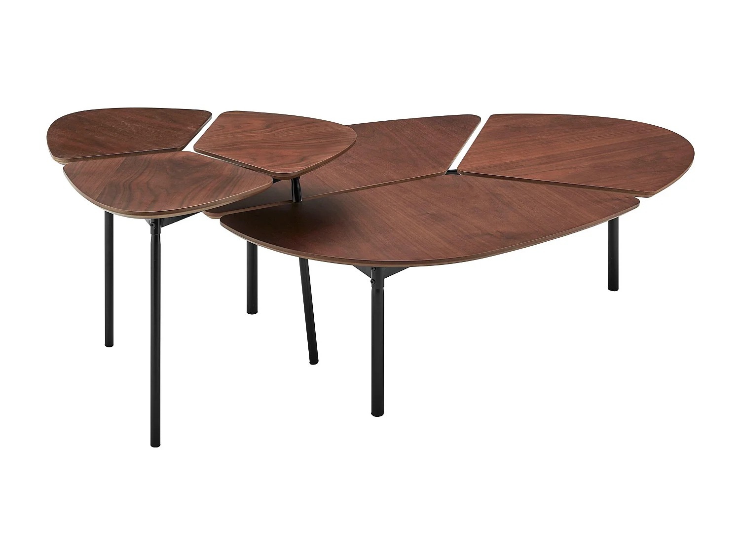 Lyra | Ensemble de tables basses en Marron / Noir