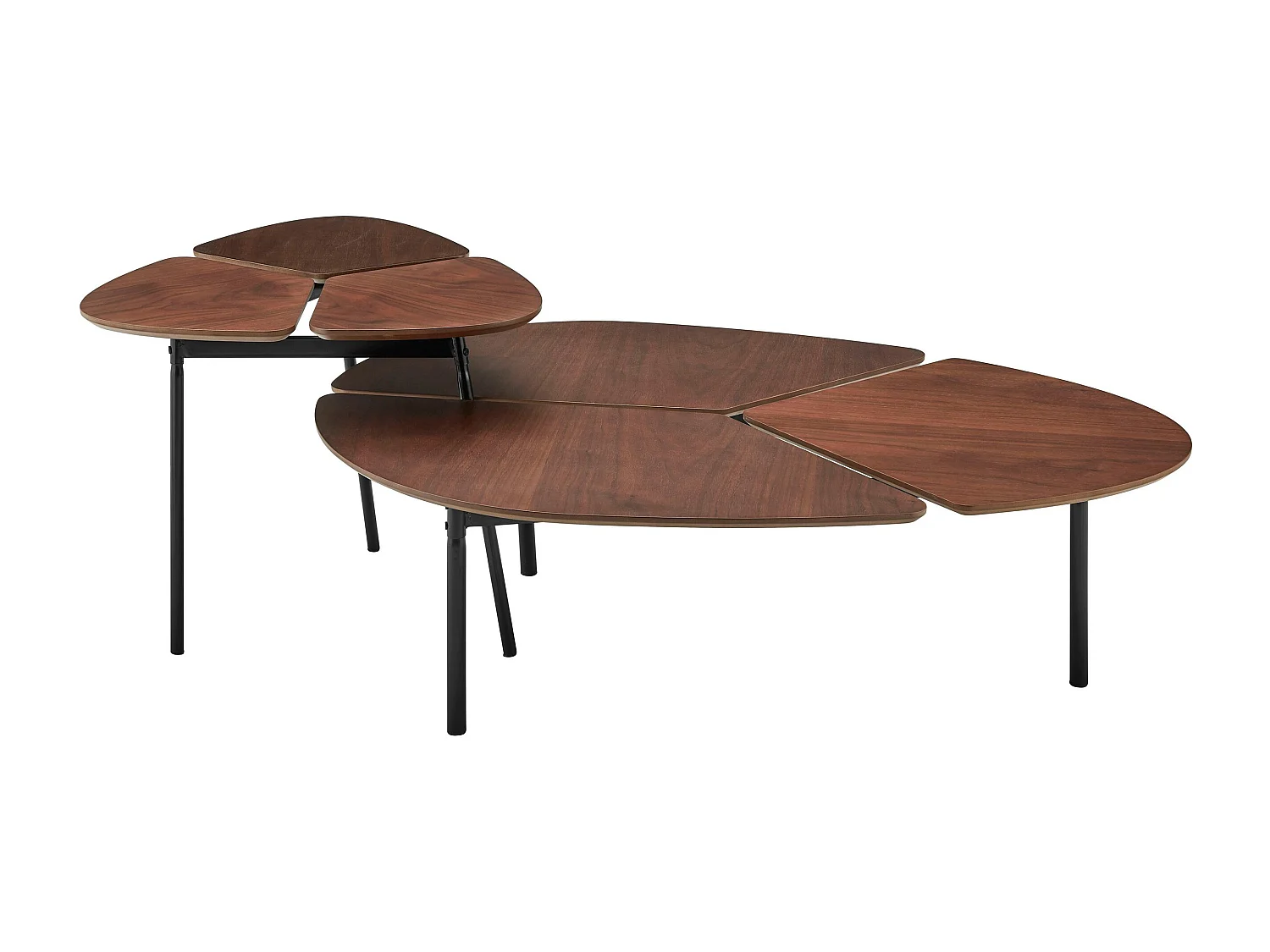 Lyra | Ensemble de tables basses en Marron / Noir