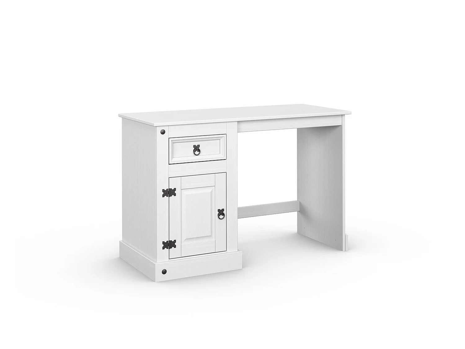 Mexico | Bureau met 1 lade en 1 deur in White Pine