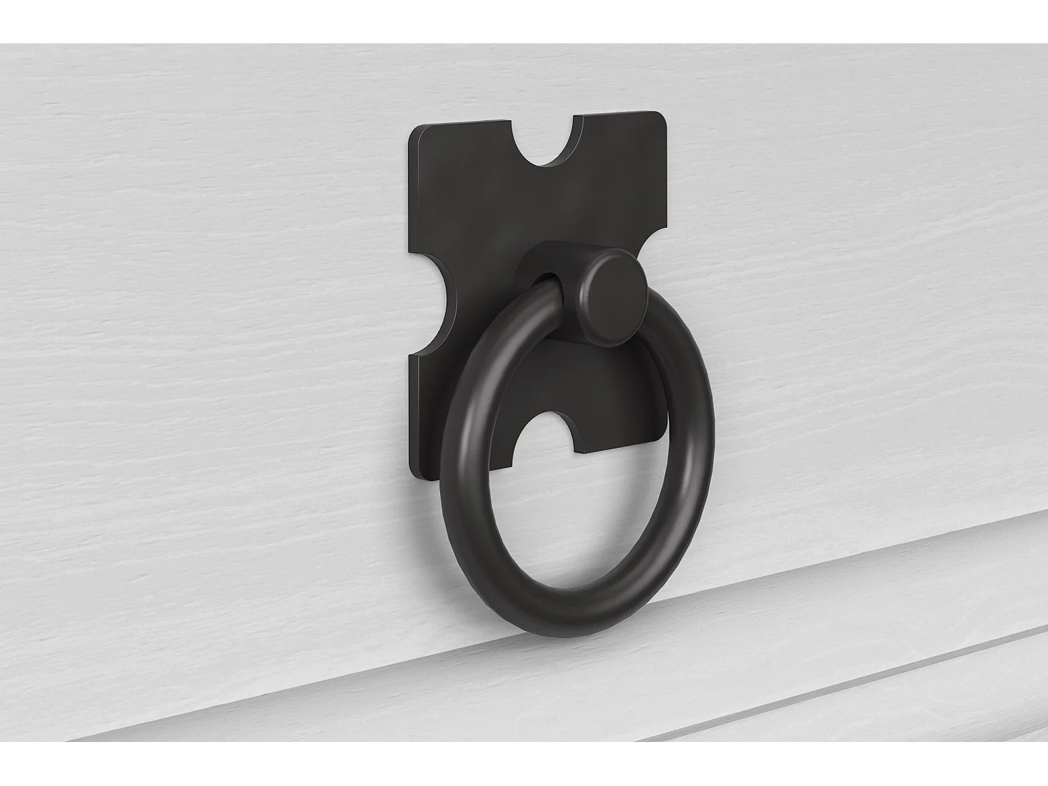 Mexico | Bureau avec 1 tiroir et 1 porte en pin blanc