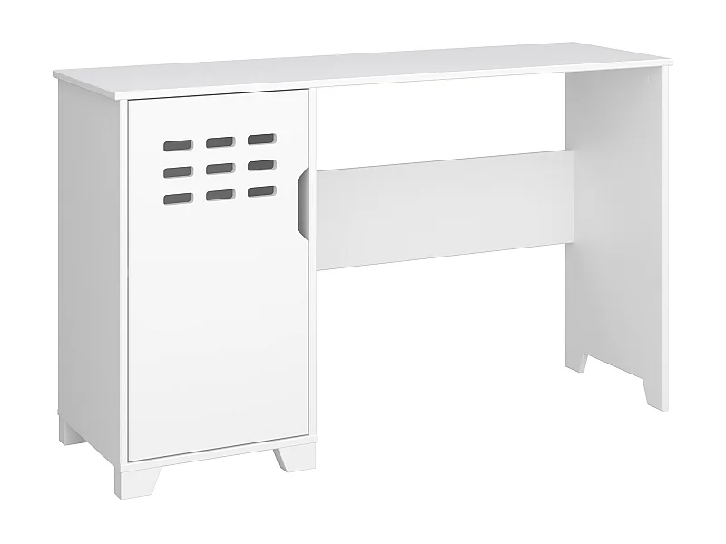Linus | Bureau met 1 deur in wit MDF