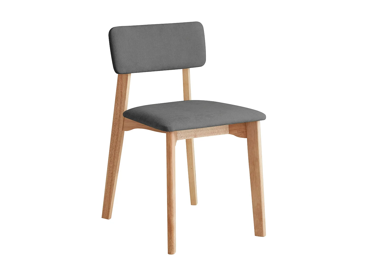 Patrick | Schreibtischset mit Stuhl in Anthrazit und Natur