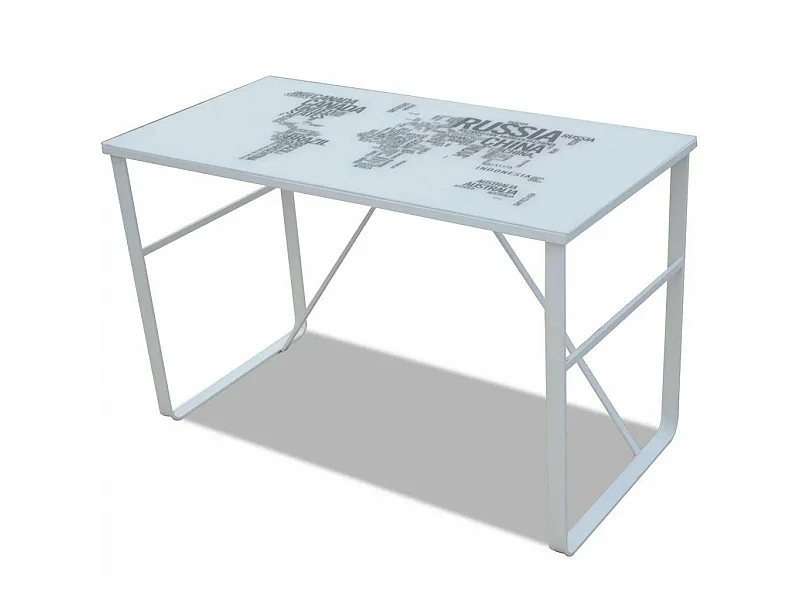 Bureau table meuble travail 120 x 60 x 75 cm 0502064