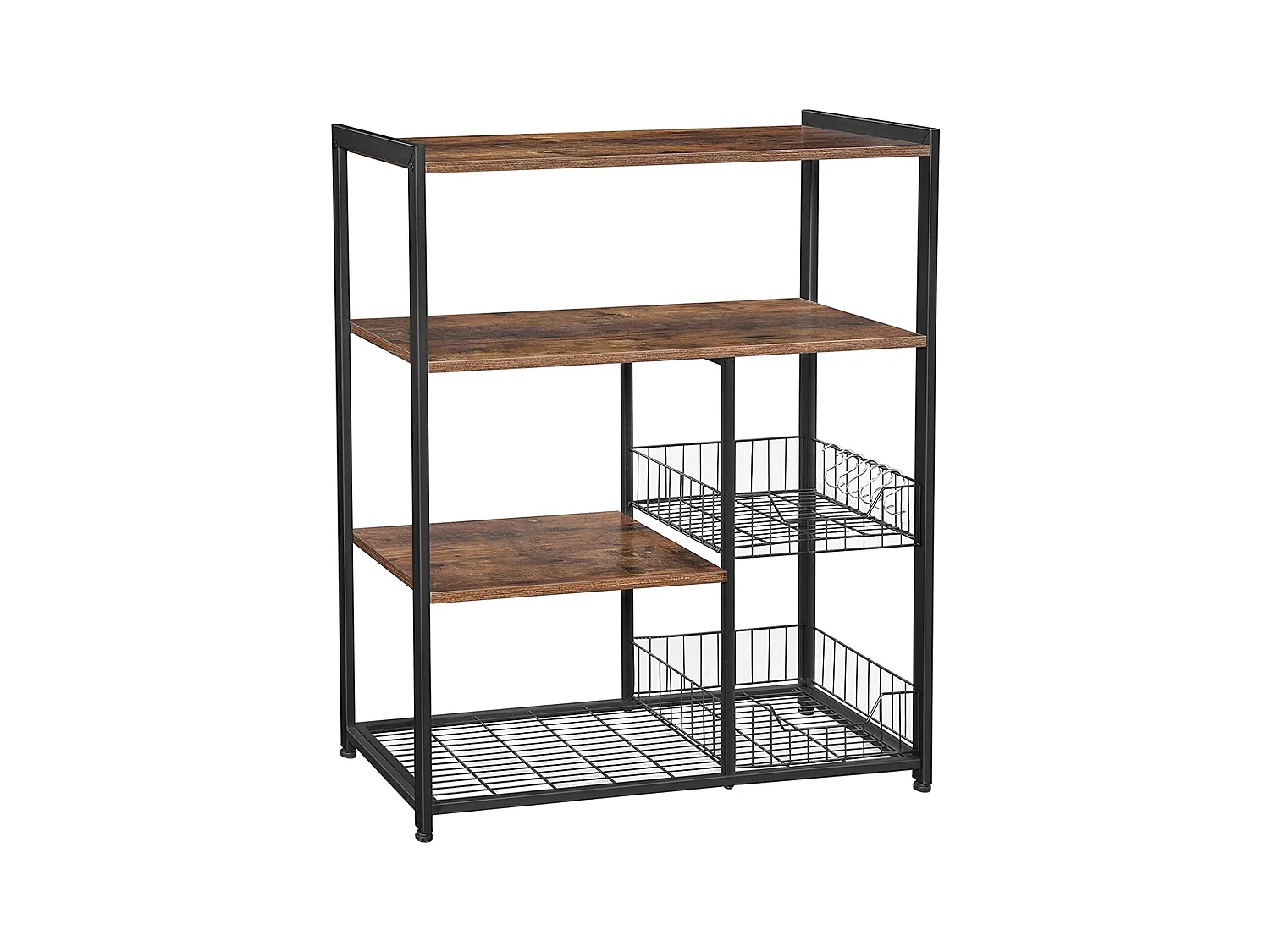 Étagère cuisine rangement four marron 80 x 35 x 95 cm 12_0000547