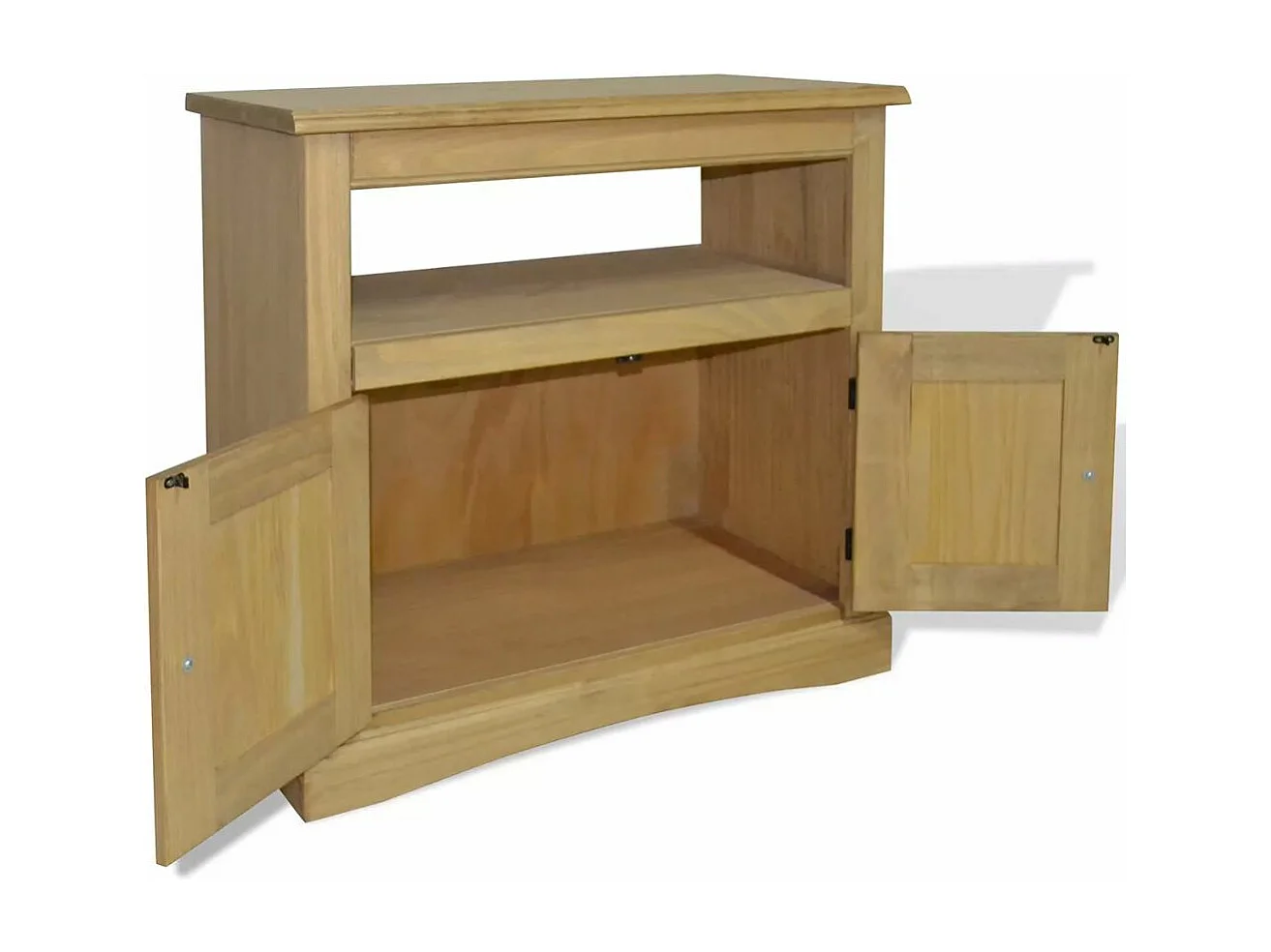 Mueble TV buffet TV diseño práctico pino mexicano gama corona 80 cm 2502212