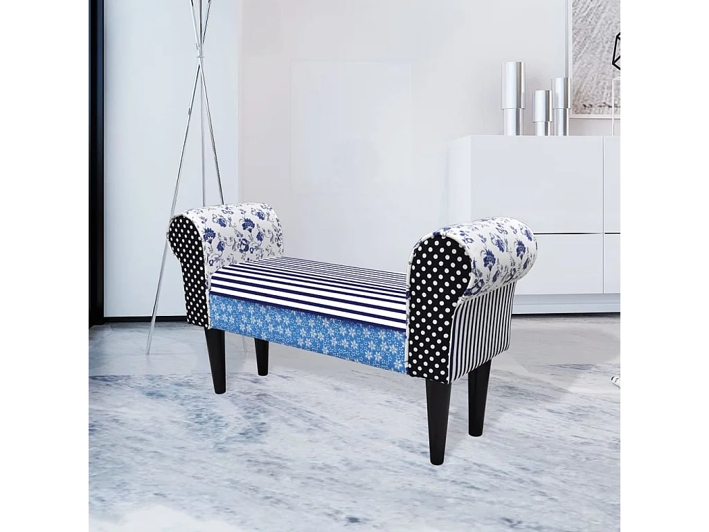 Banco de design com patchwork azul e branco 02_0010995