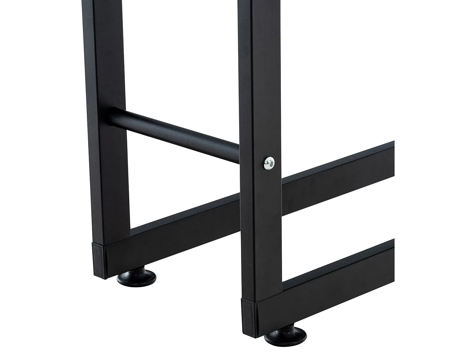 Leñero soportes para leña almacenamiento de metal negro negro 25x80x150 cm metal M10_000563