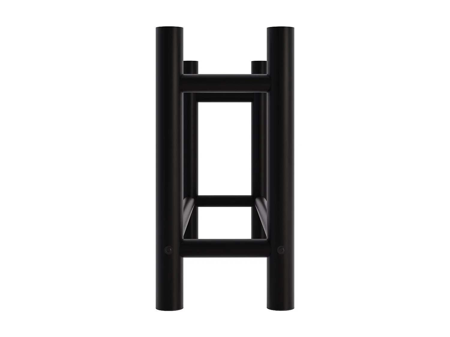 Leñero soportes para leña almacenamiento de metal negro redonda 30x100x60 cm M10_000576