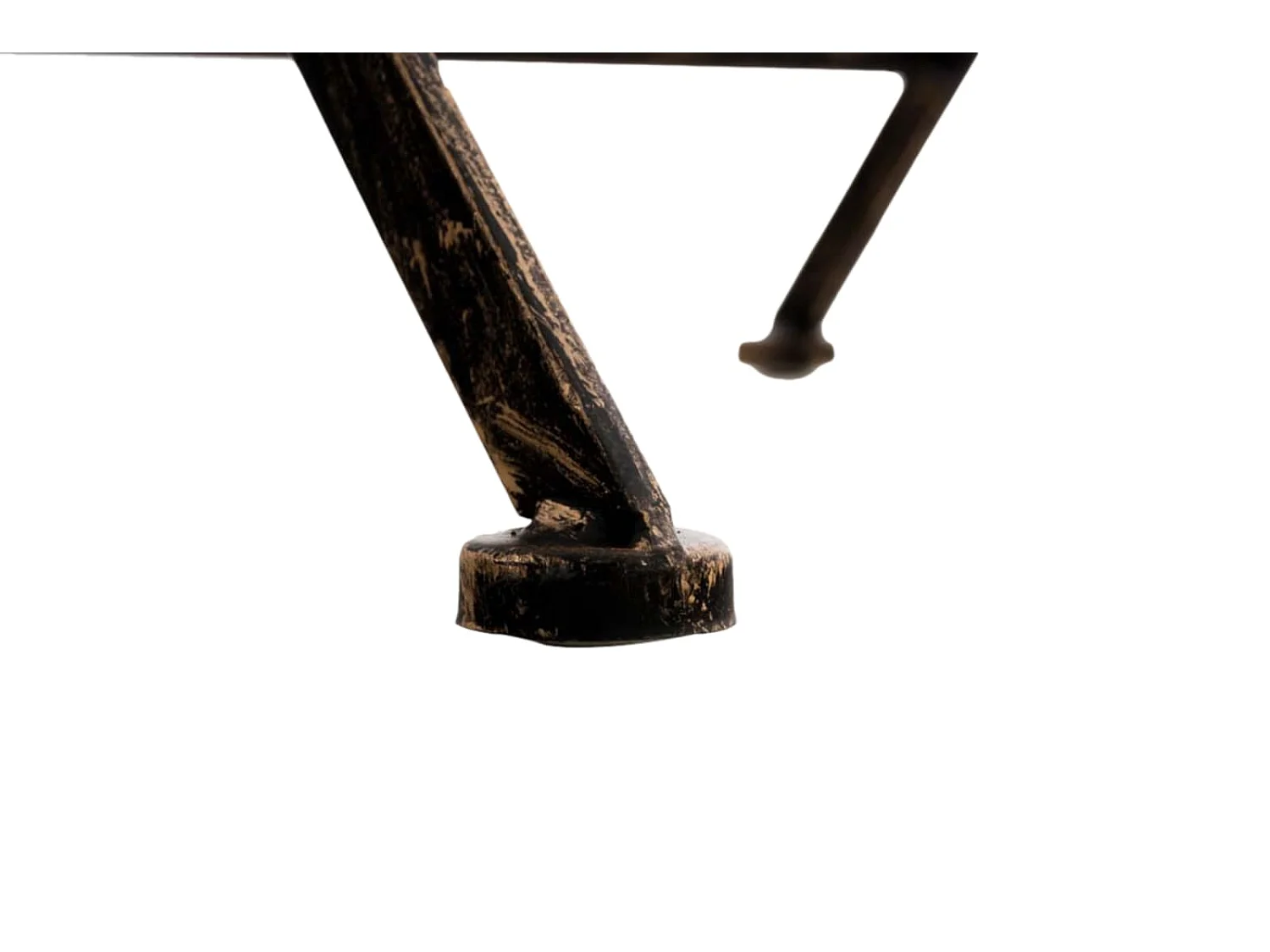 Set de 2 sillas de jardín plegables bronce metal M10_000760