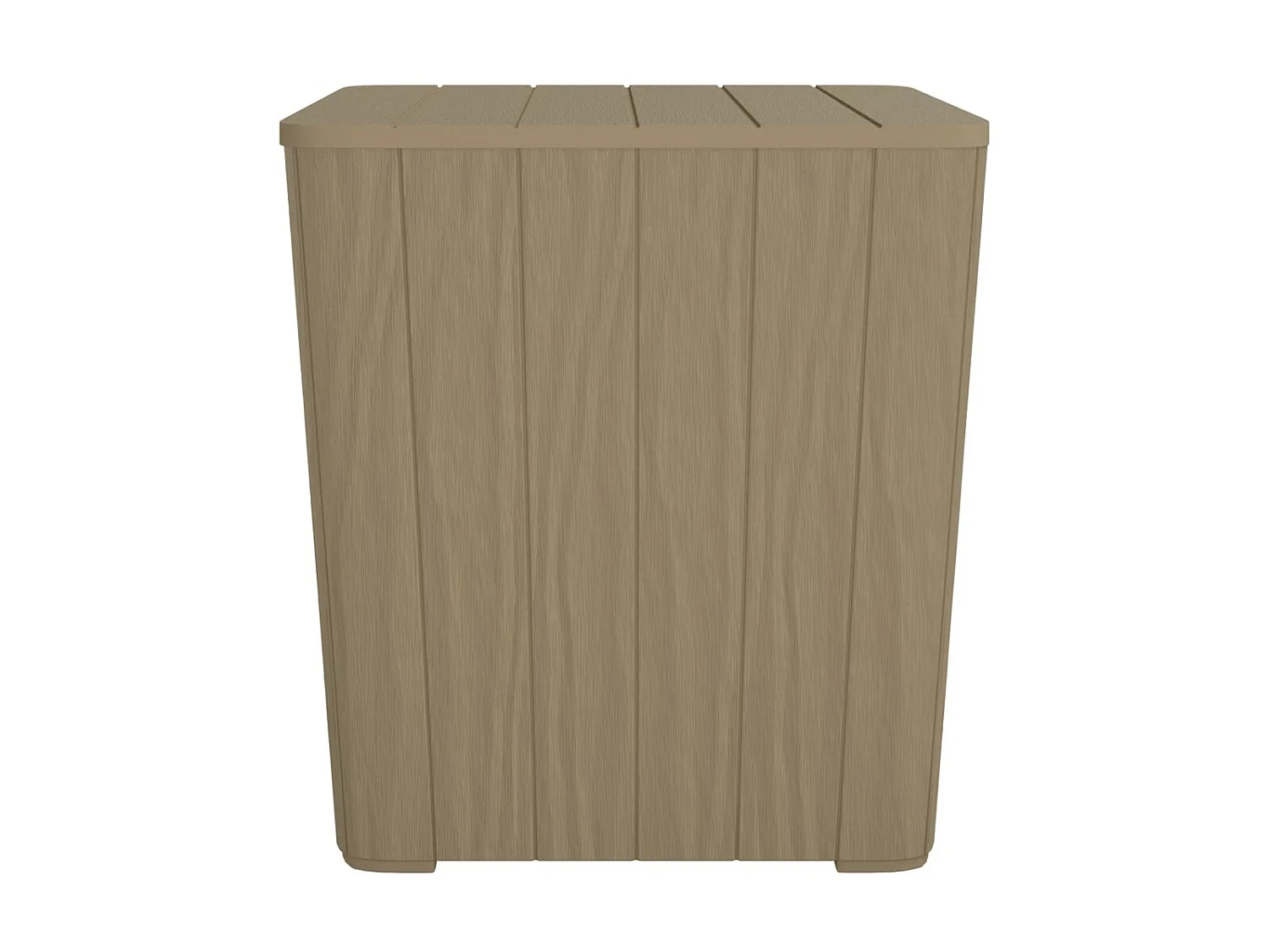 Table de jardin avec couvercle amovible marron polypropylène GHR68840