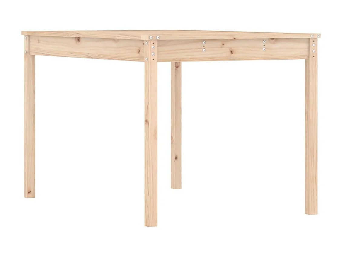 Table de jardin 121x82,5x76 cm bois massif de pin GHR26439