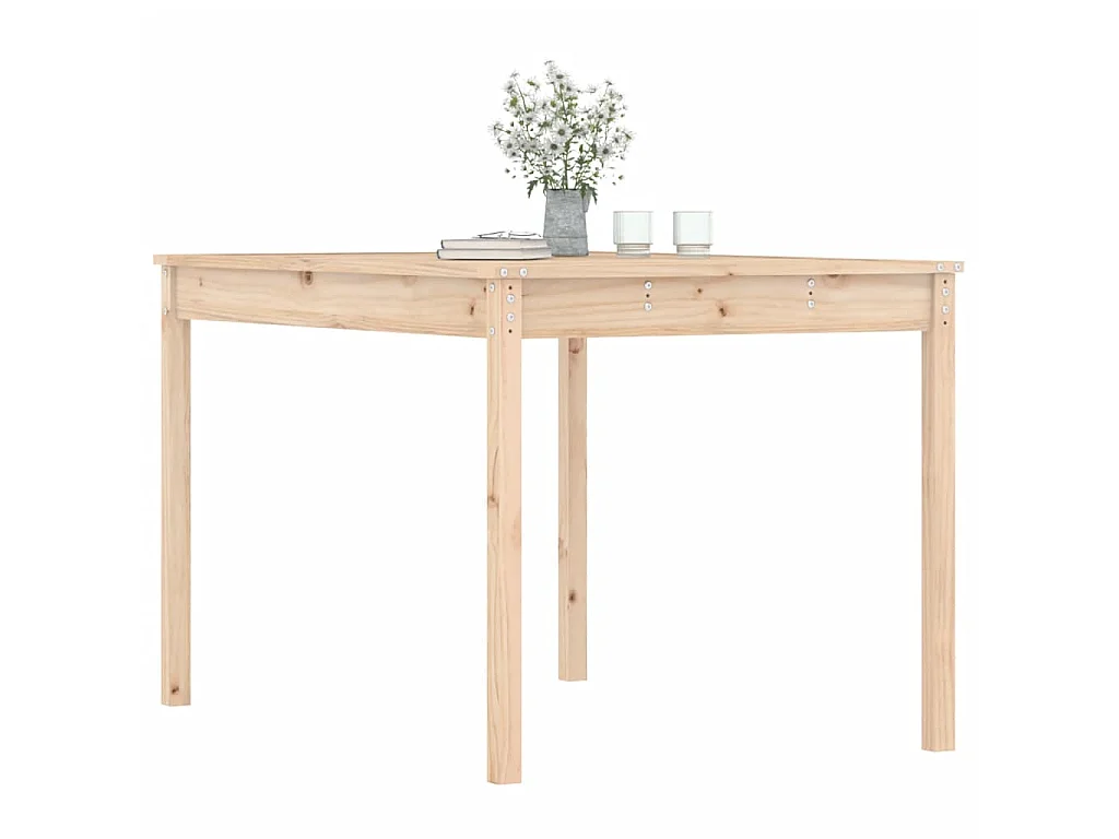 Table de jardin 121x82,5x76 cm bois massif de pin GHR26439