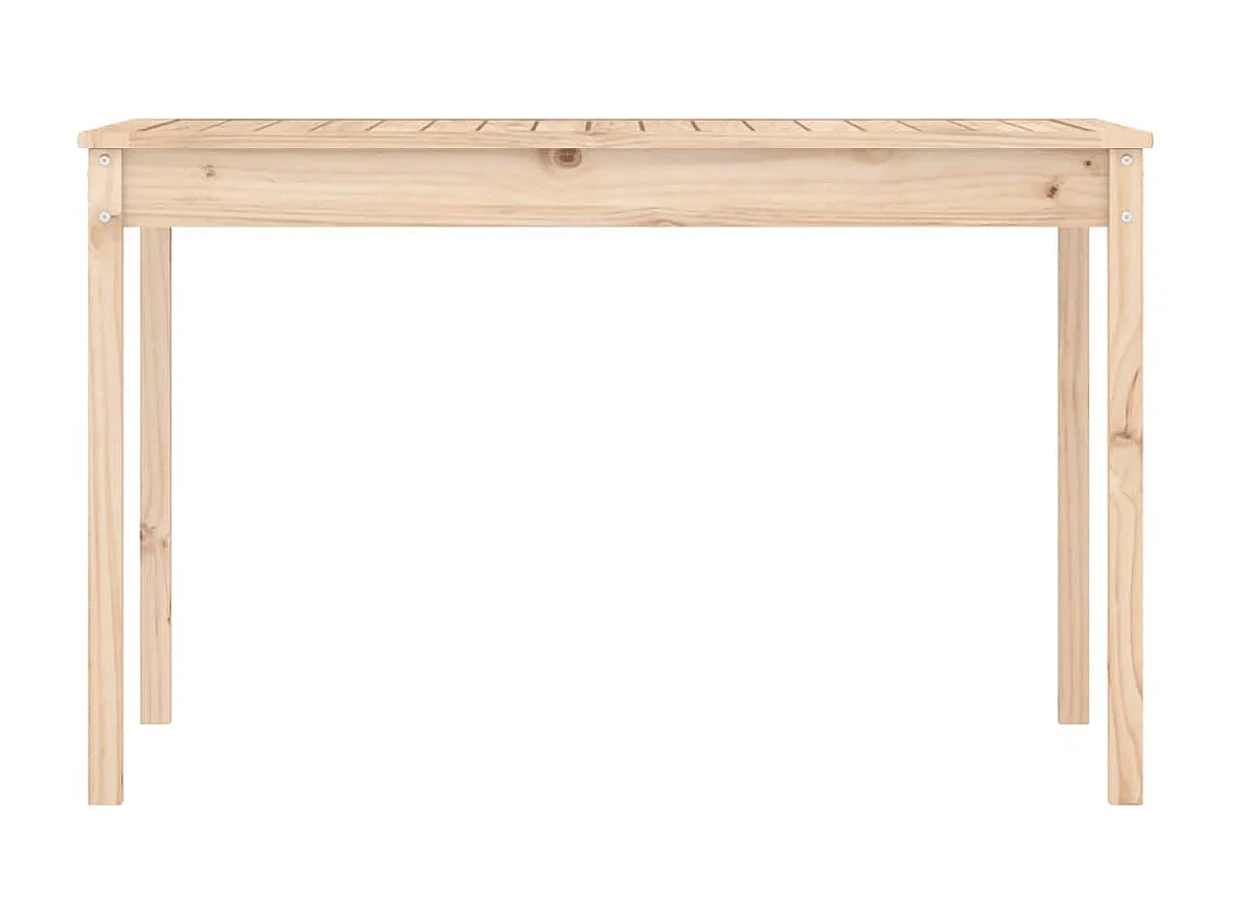 Table de jardin 121x82,5x76 cm bois massif de pin GHR26439
