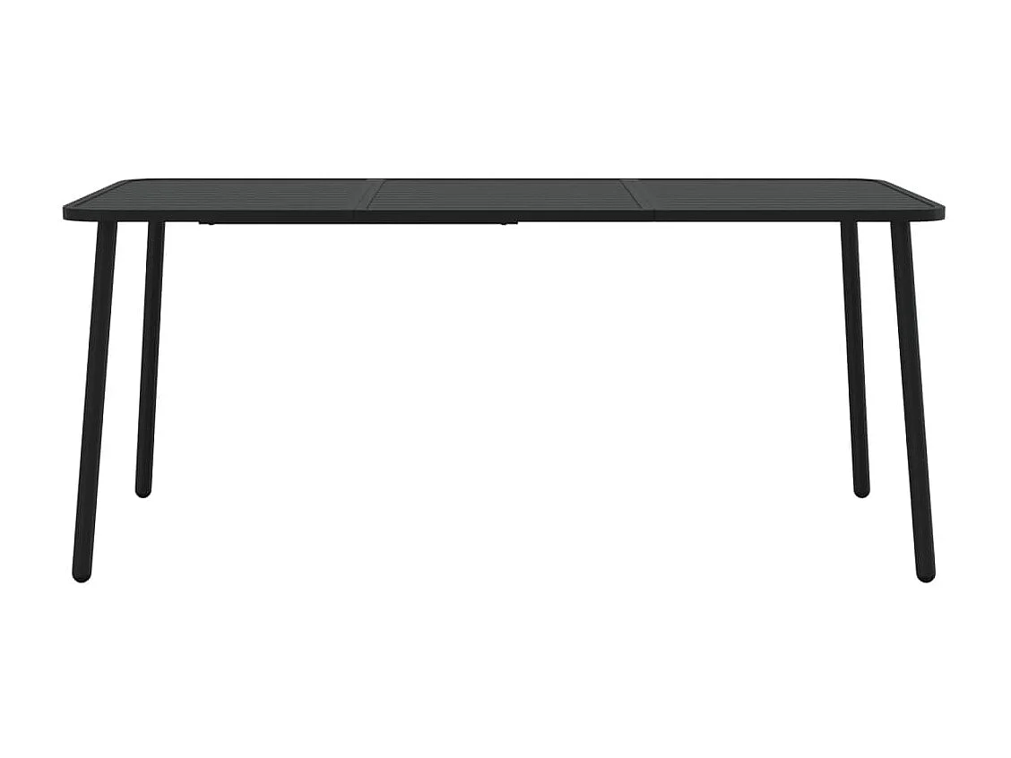 Mesa de jardim 165x80x71 cm aço antracite PT890672