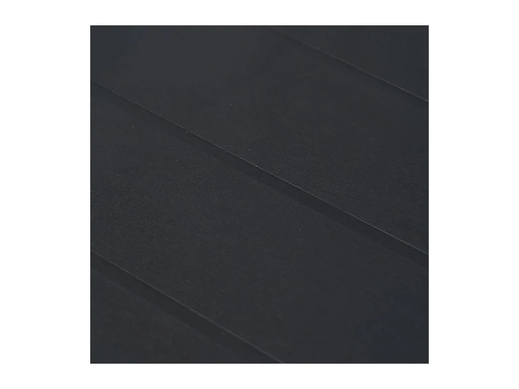 Table de jardin Anthracite 150x90x72 cm Plastique Aspect rotin GHR46266