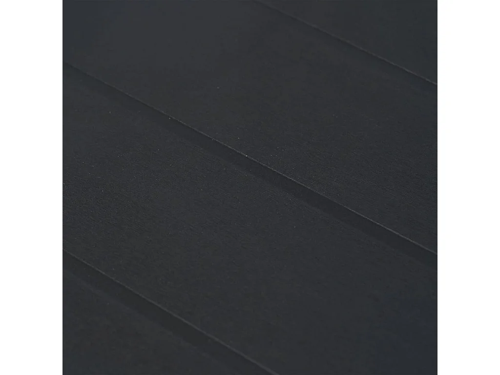 Table de jardin Anthracite 150x90x72 cm Plastique Aspect rotin GHR46266