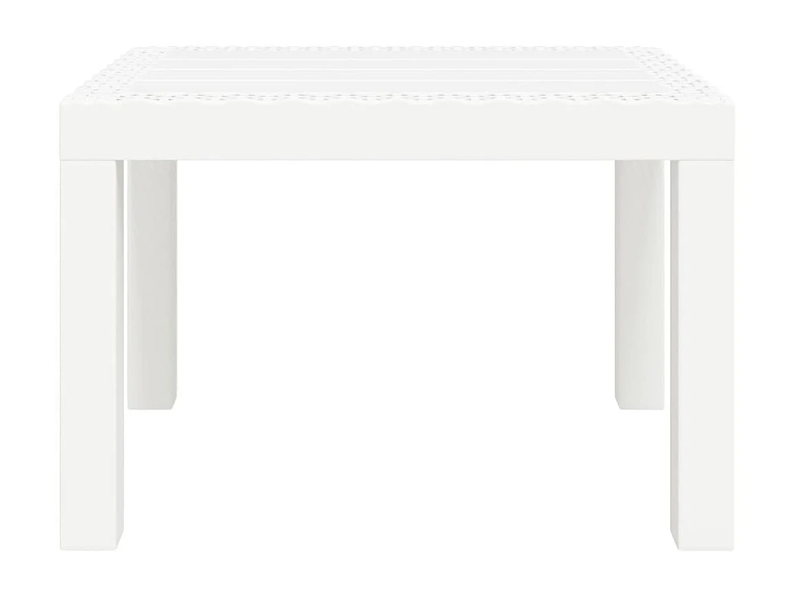 Tuintafel 59x47x40 cm PP wit NL968387