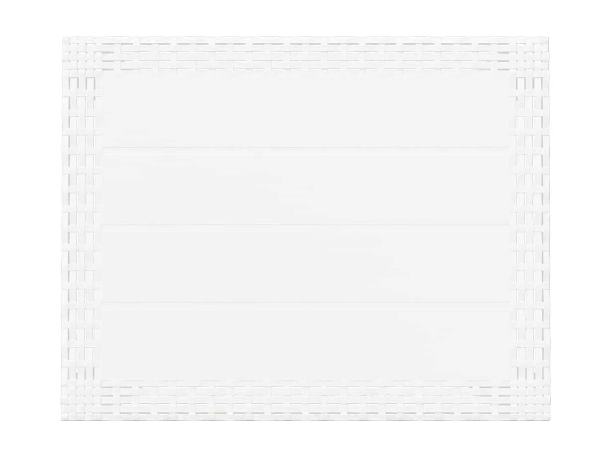 Tuintafel 59x47x40 cm PP wit NL968387