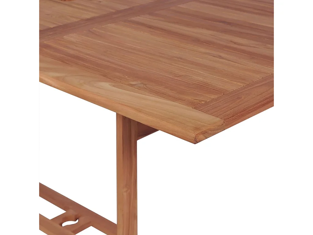 Table de jardin 180x90x75 cm Bois de teck solide GHR26427