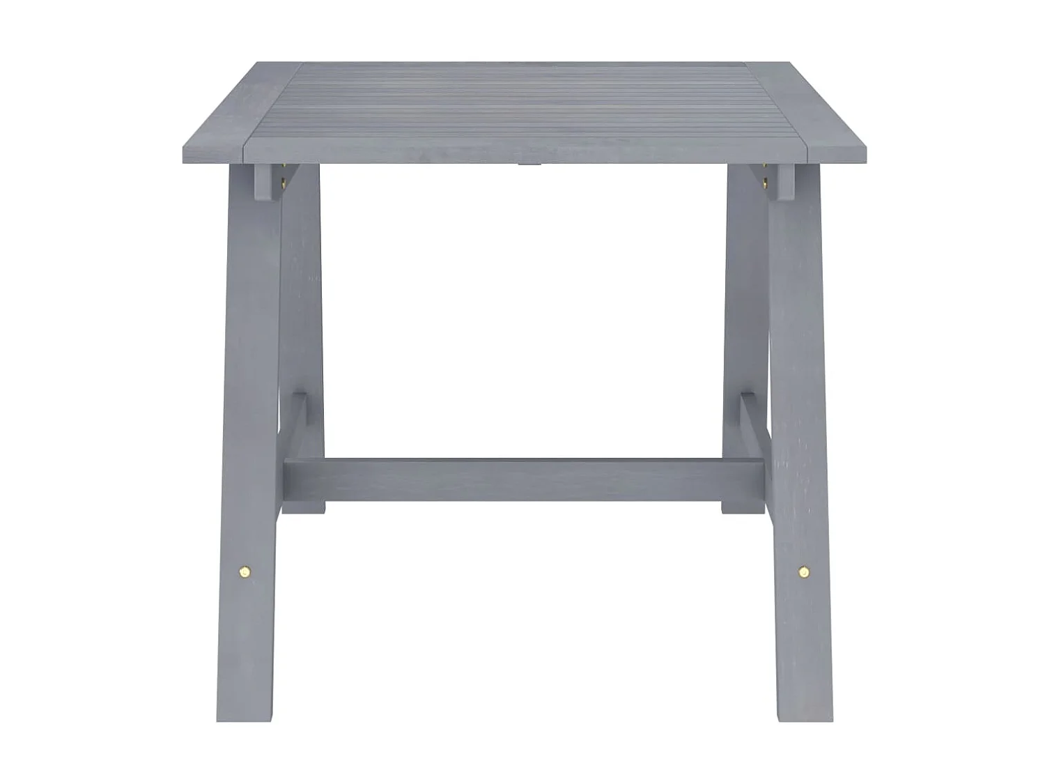 Mesa de jantar para jardim 88x88x74 cm acácia maciça cinzento PT993621