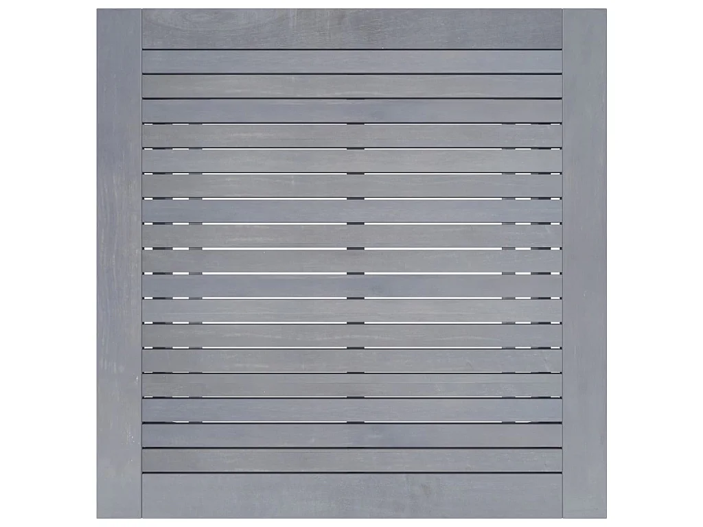 Mesa de jantar para jardim 88x88x74 cm acácia maciça cinzento PT993621