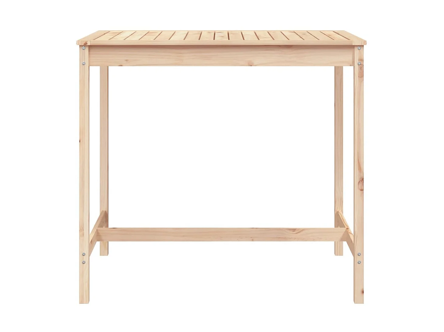 Table de jardin 121x82,5x110 cm bois massif de pin GHR18224
