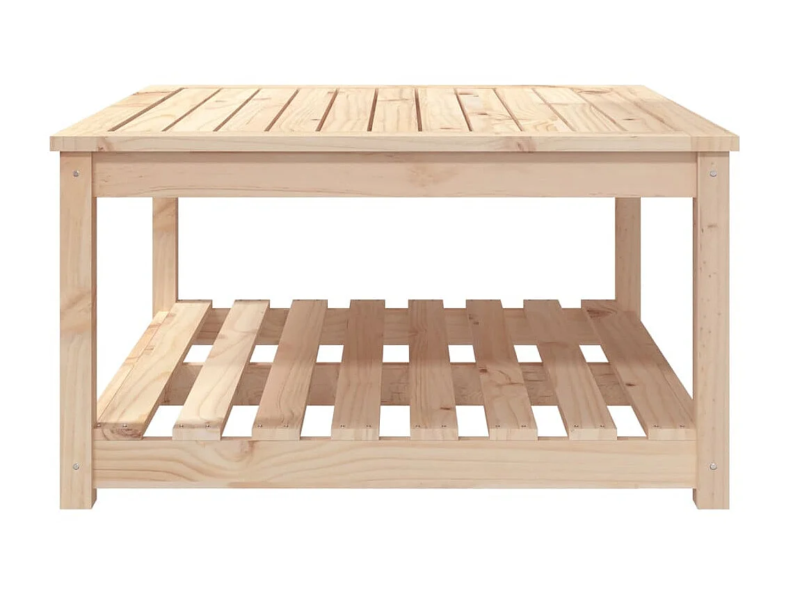Table de jardin 82,5x82,5x45 cm bois massif de pin GHR95715