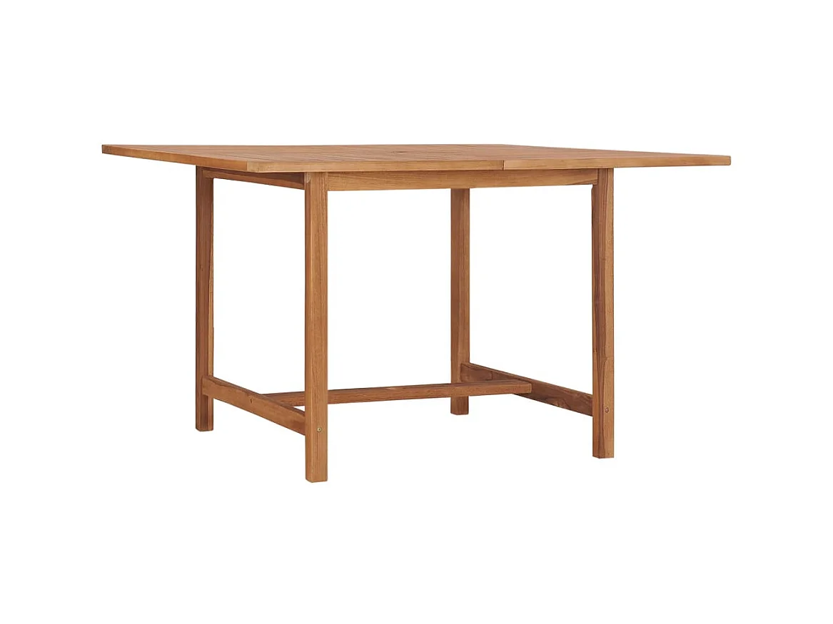 Table à manger de jardin 110x110x75 cm Bois massif de teck GHR79766