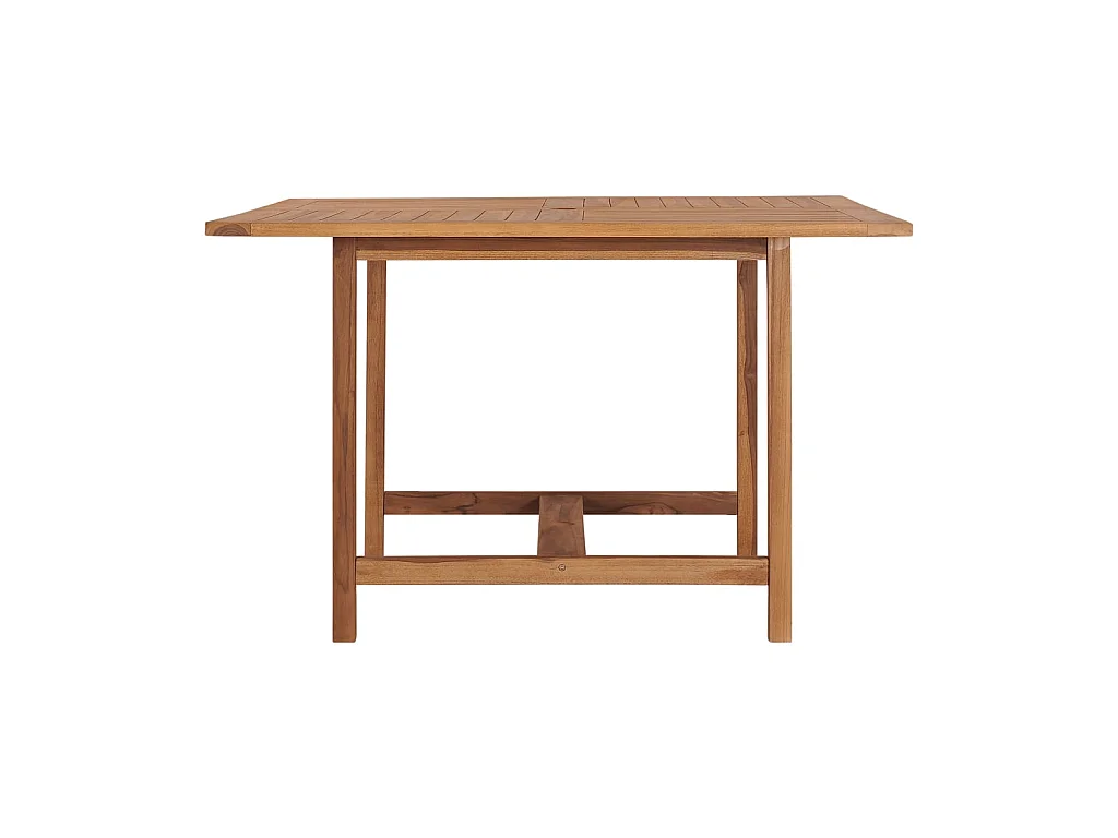 Table à manger de jardin 110x110x75 cm Bois massif de teck GHR79766