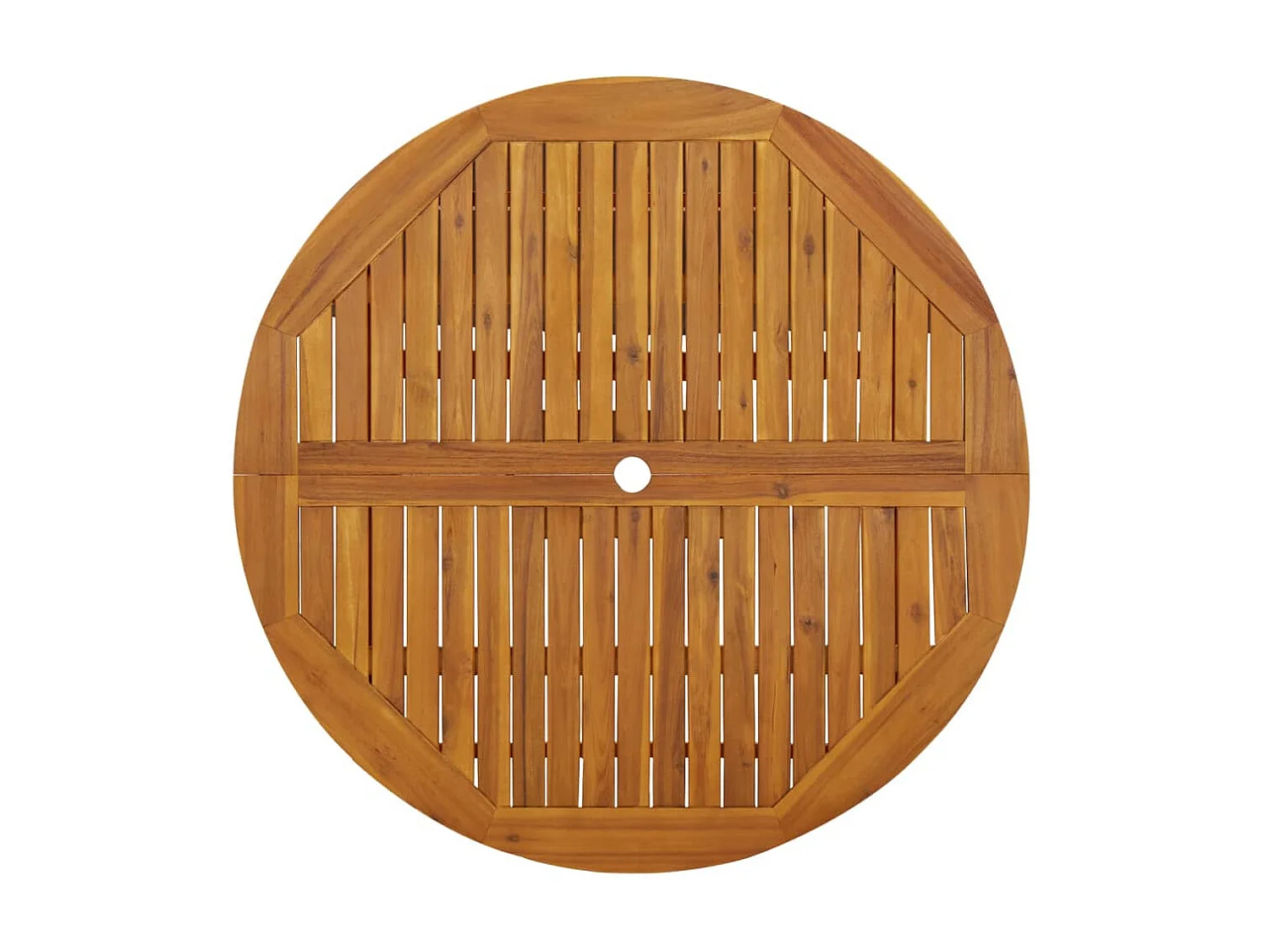 Table pliable de jardin 110 cm Bois d'acacia massif GHR63449