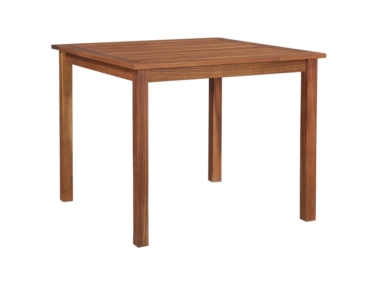Table de jardin 85x85x74 cm Bois d'acacia massif GHR44374