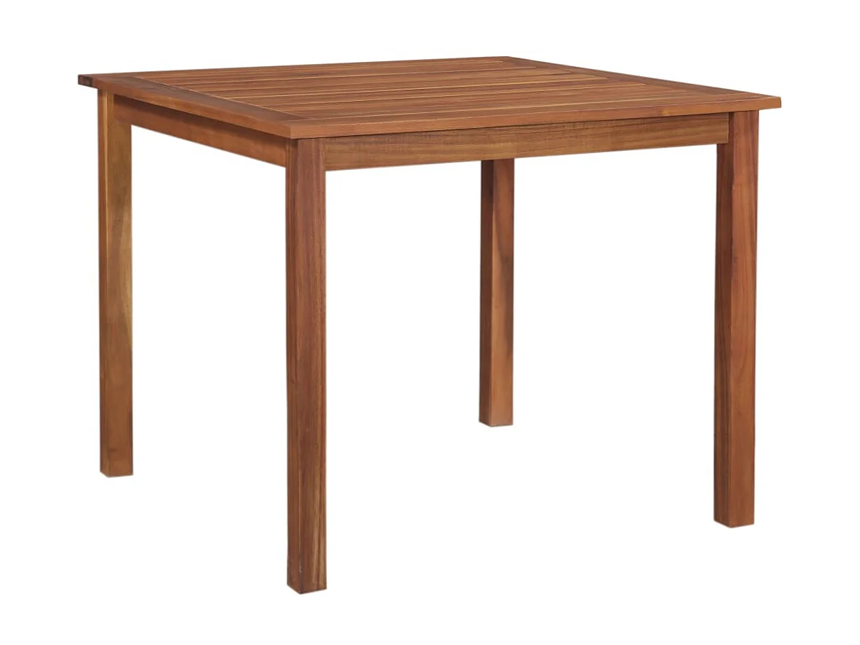 Mesa de comedor de jardín madera maciza de acacia 85x85x74 cm KOW55624