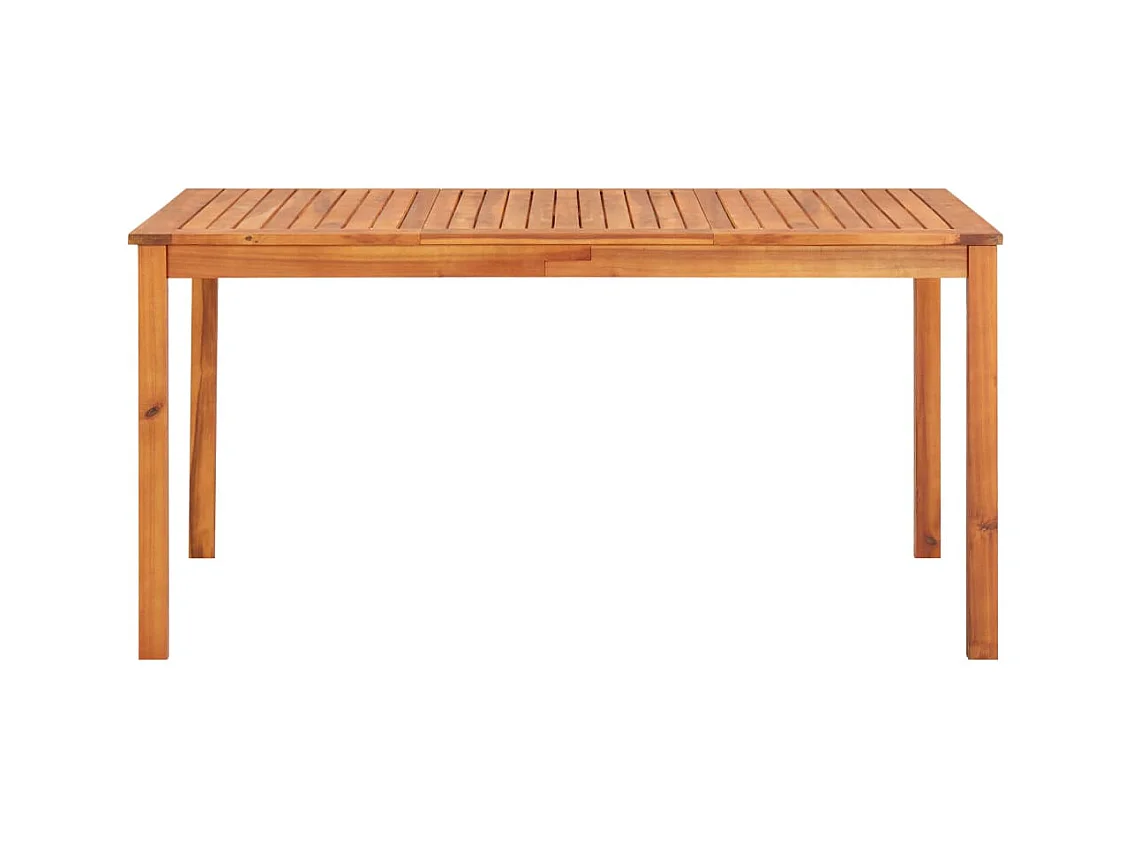 Table de jardin 150x90x74 cm Bois d'acacia massif GHR87041