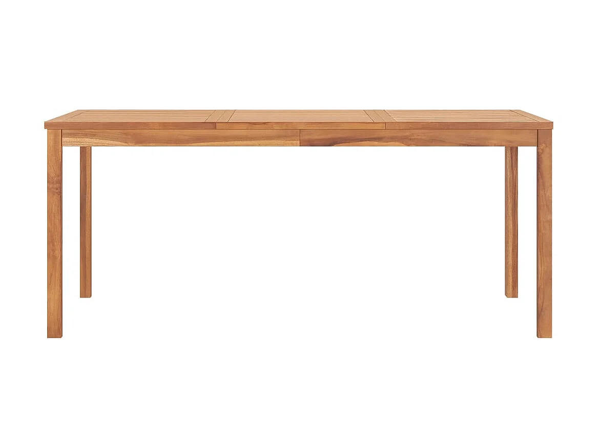 Mesa de jantar para jardim 180x90x77 cm madeira teca maciça PT748568