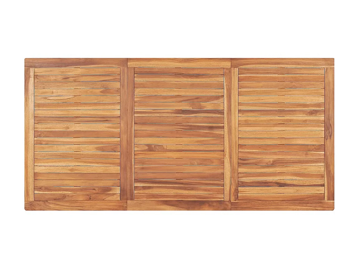 Mesa de jantar para jardim 180x90x77 cm madeira teca maciça PT748568