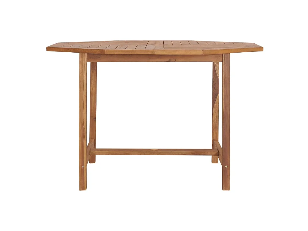 Tuintafel 110x110x75 cm massief teakhout NL887838