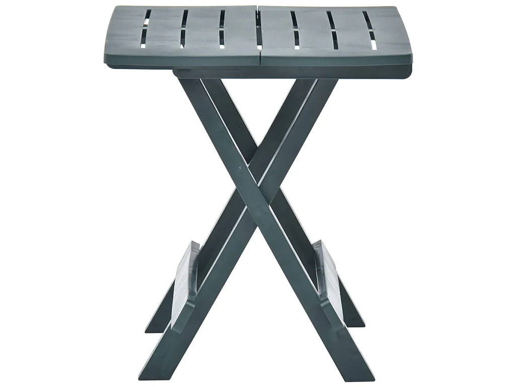 Table pliable de jardin vert 45x43x50 cm plastique GHR34155