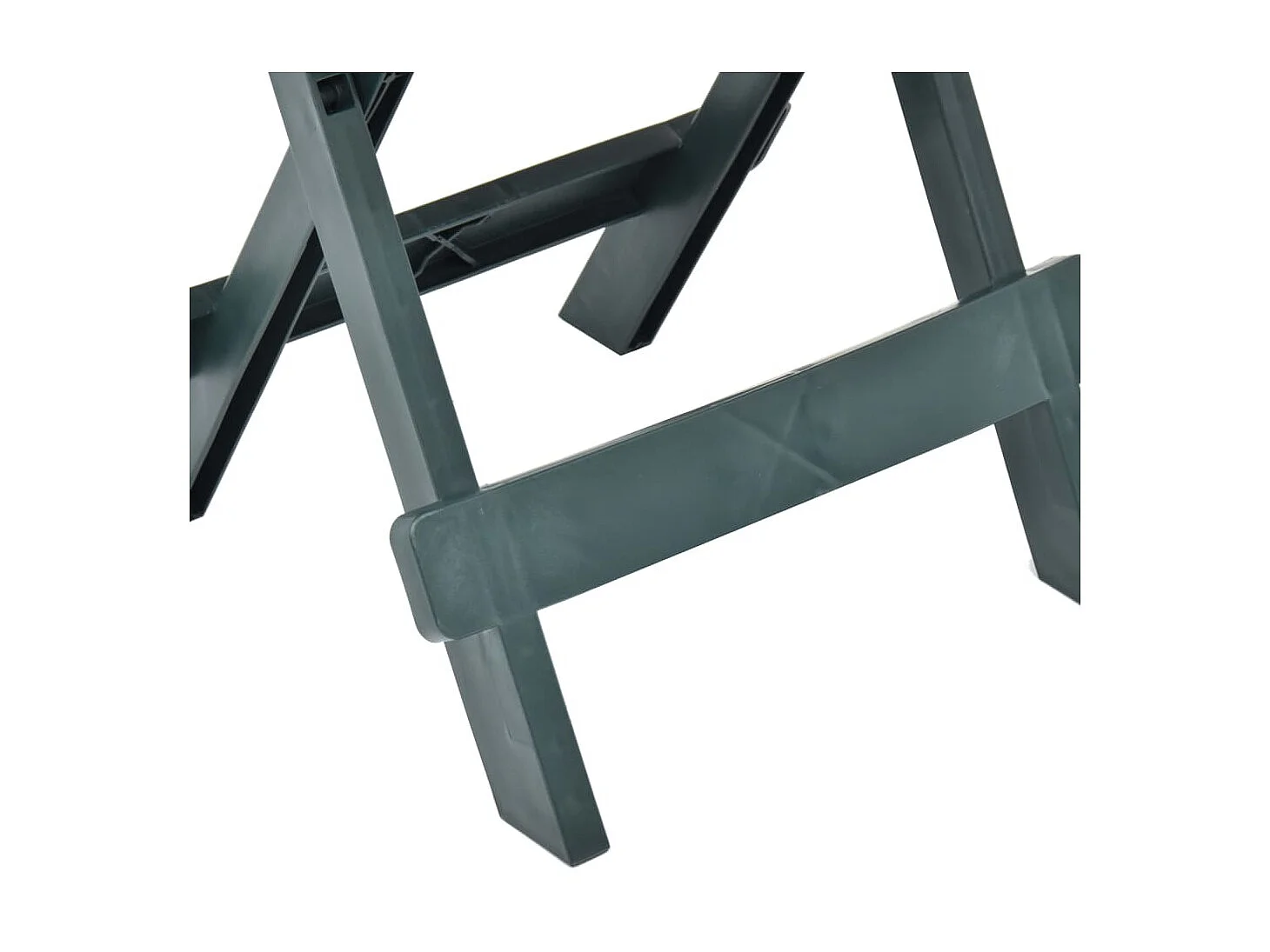Table pliable de jardin vert 45x43x50 cm plastique GHR34155