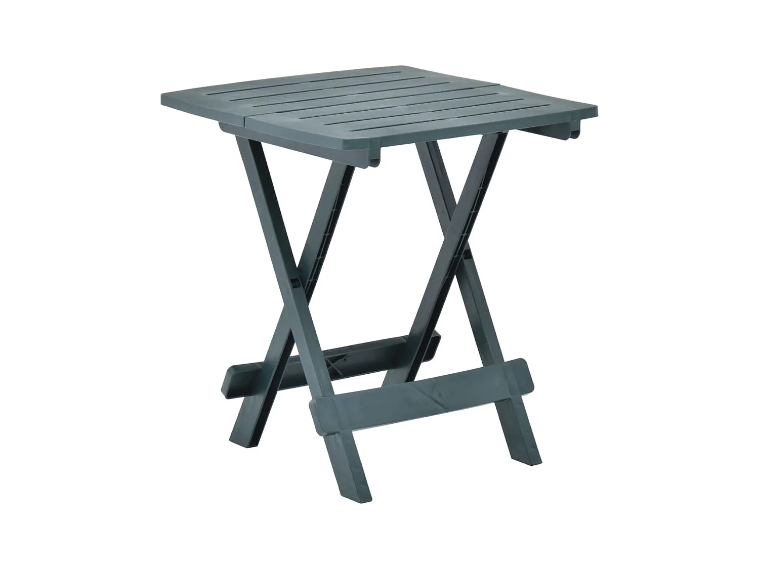 Table pliable de jardin vert 45x43x50 cm plastique GHR34155
