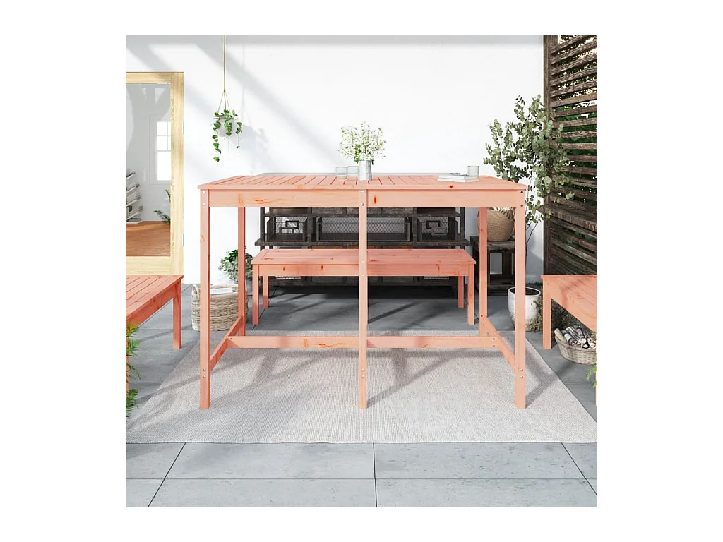Table de jardin 159,5x82,5x110 cm bois massif de douglas GHR26693