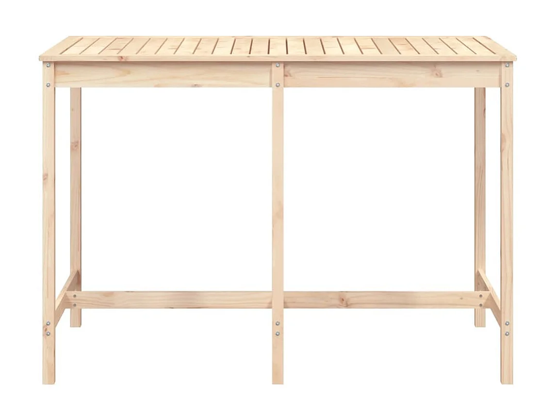 Mesa de jardim 159,5x82,5x110 cm madeira de pinho maciça PT583799