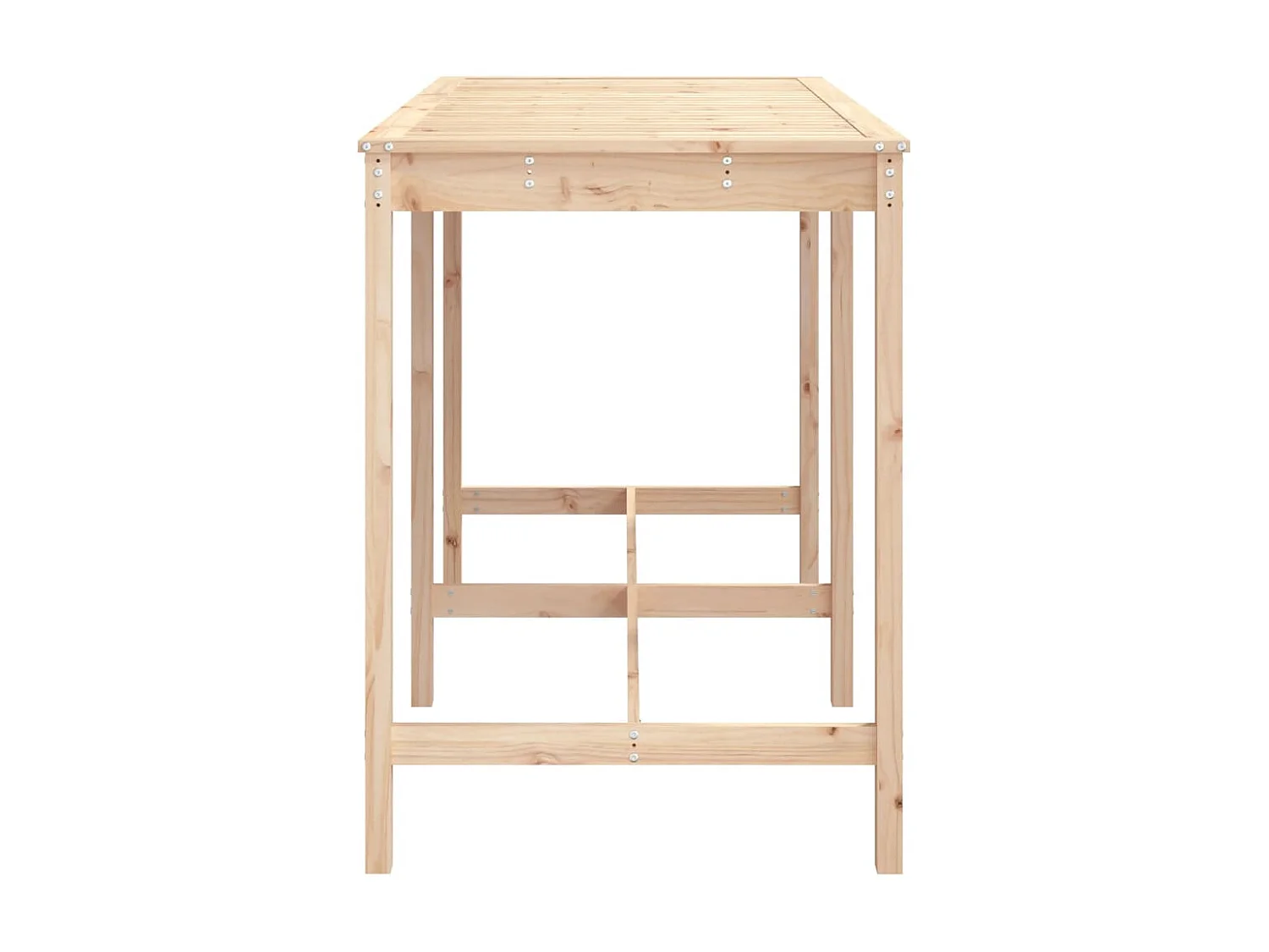 Mesa de jardim 159,5x82,5x110 cm madeira de pinho maciça PT583799